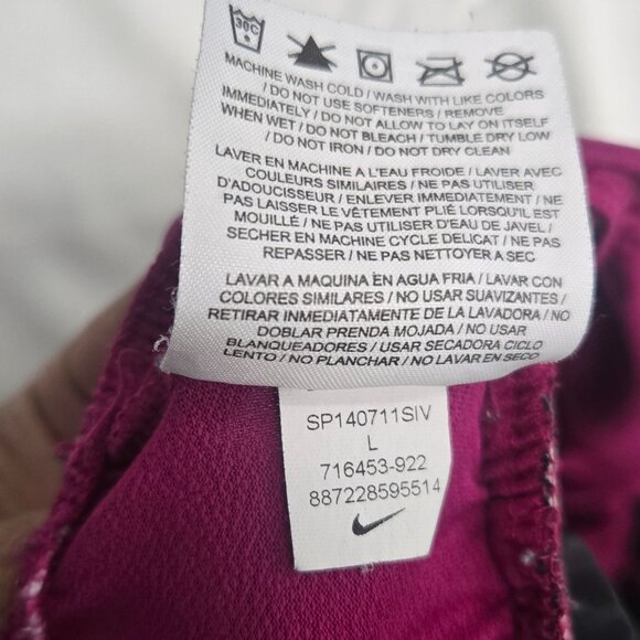 Nike Tempo Dri-FIT Women’s Running Shorts Black Pink Trim Size Large - Picture 12 of 13